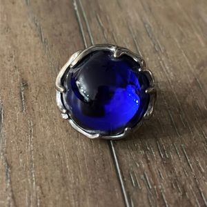 Blue Stone Large Cocktail Ring